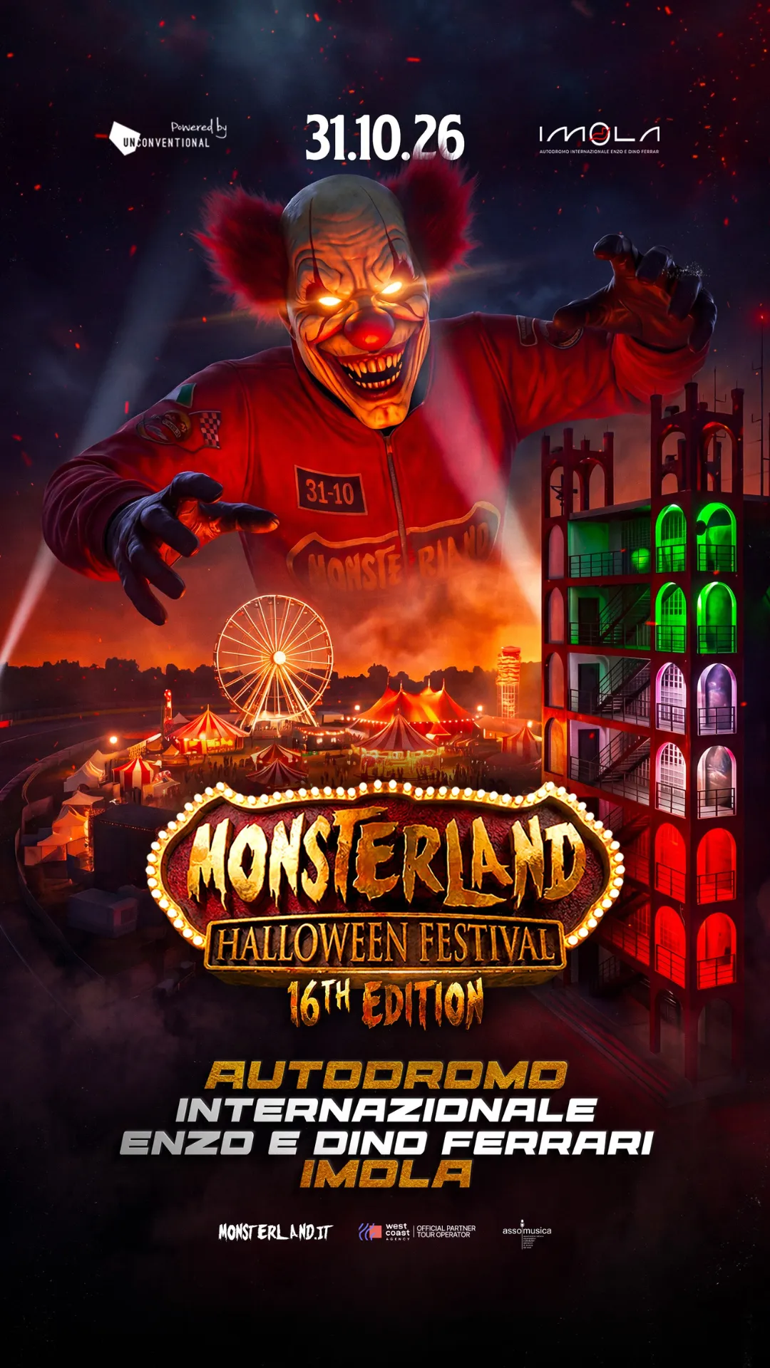 Monsterland Halloween Festival 31.10.2026 Tickets -Ticket Regular