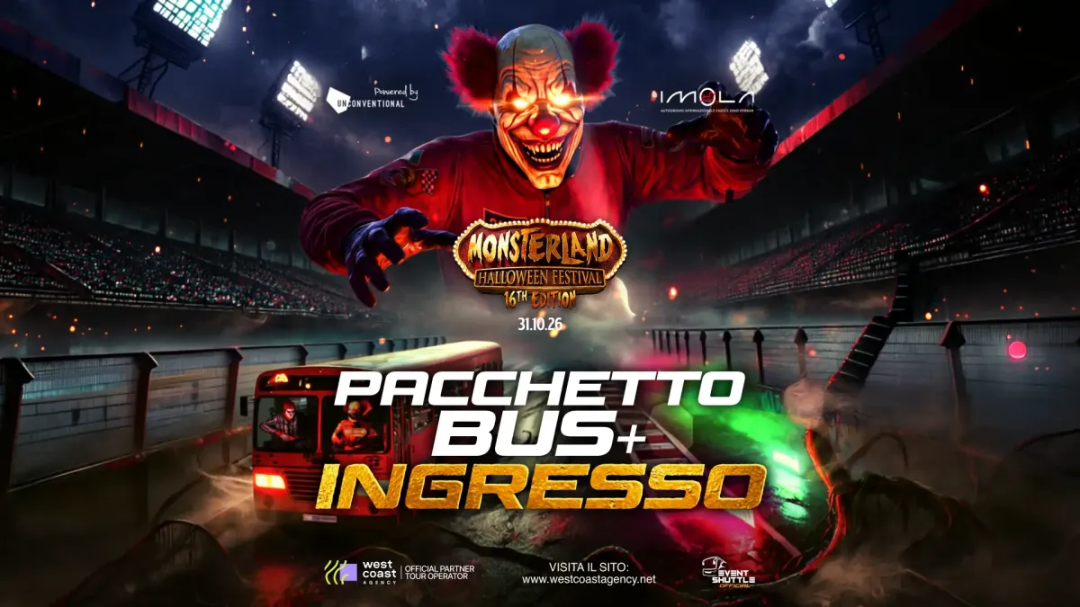Monsterland Halloween Festival 31.10.2026 Imola Autodrome Package Bus - Ticket