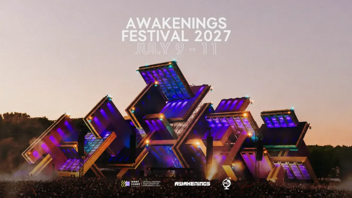 Awakenings Festival Amsterdam 09 -11 Luglio 2027 Pacchetti Hotel - Ticket