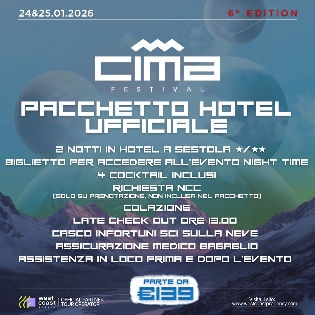 Cima Festival 24-25 Gennaio 2026
