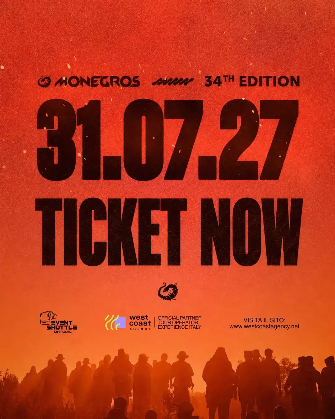Monegros Desert Festival 31 Luglio 2026 Ticket - Biglietti