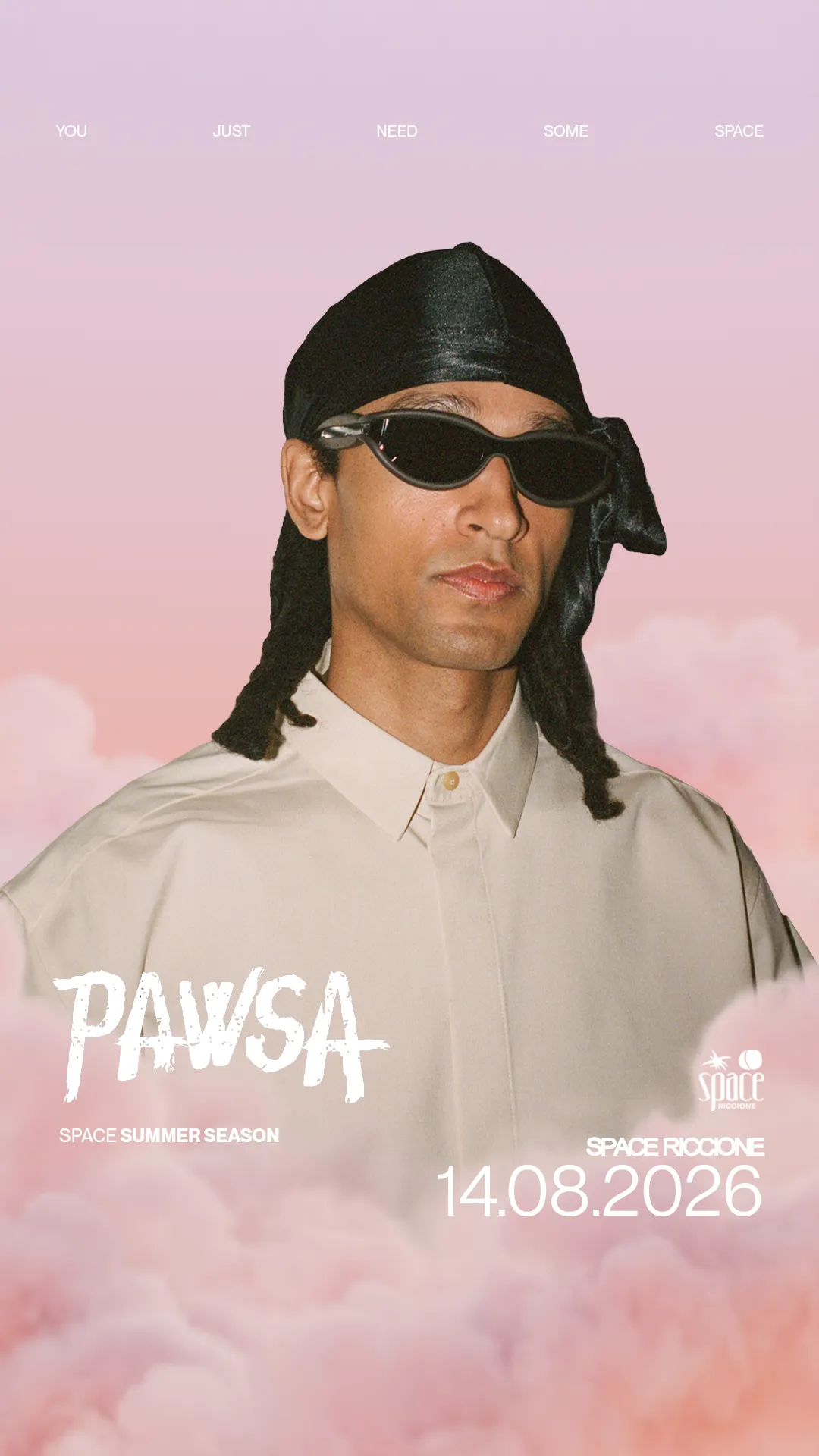 Space Riccione Pawsa 14 August 2026 Ticket - Tickets - Hotel