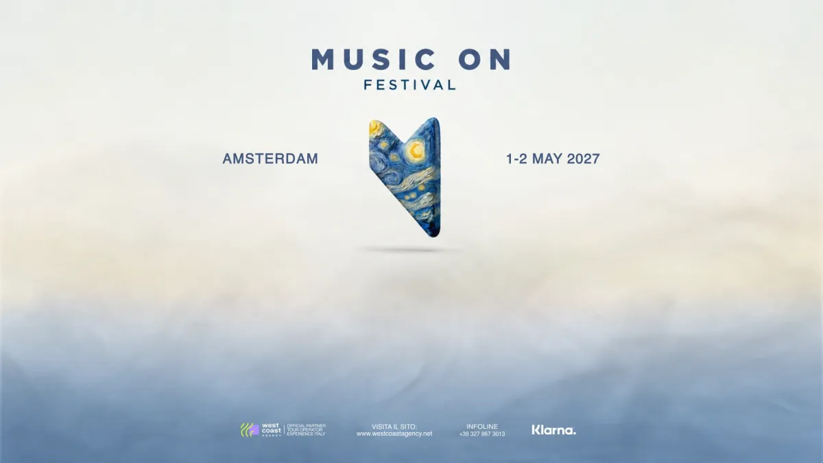 Music On Festival  Amsterdam 1-2 Maggio 2027