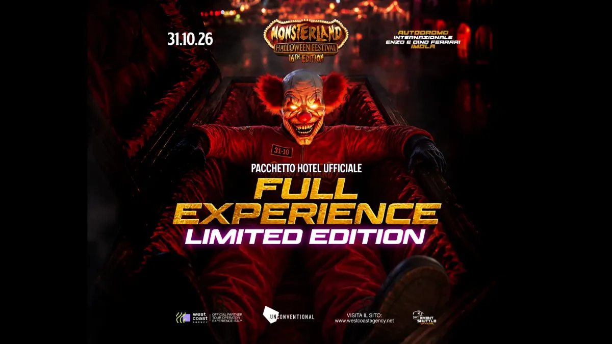 MONSTERLAND Full Experience Limited Edition  Pacchetto Hotel