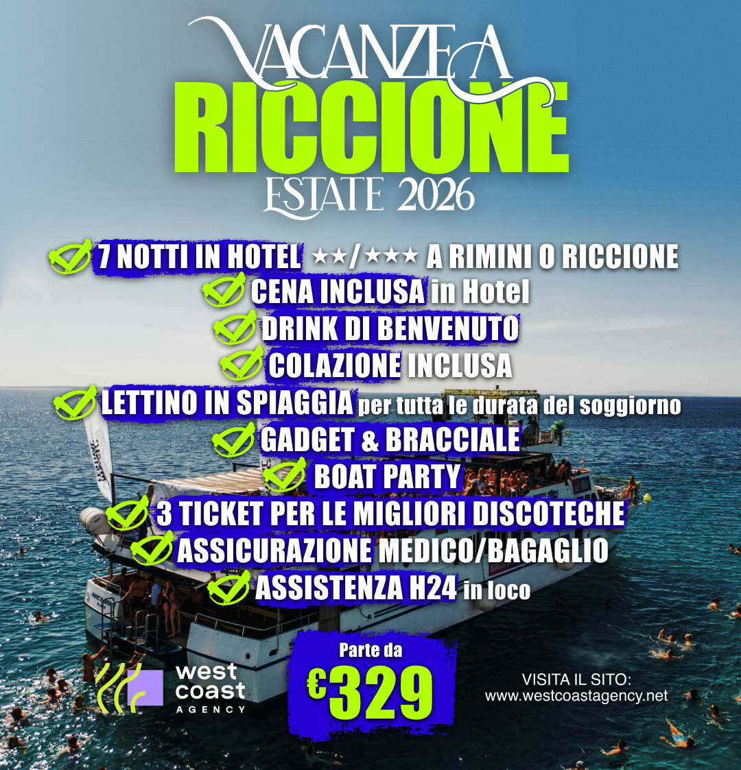 Vacanze a Riccione 2026