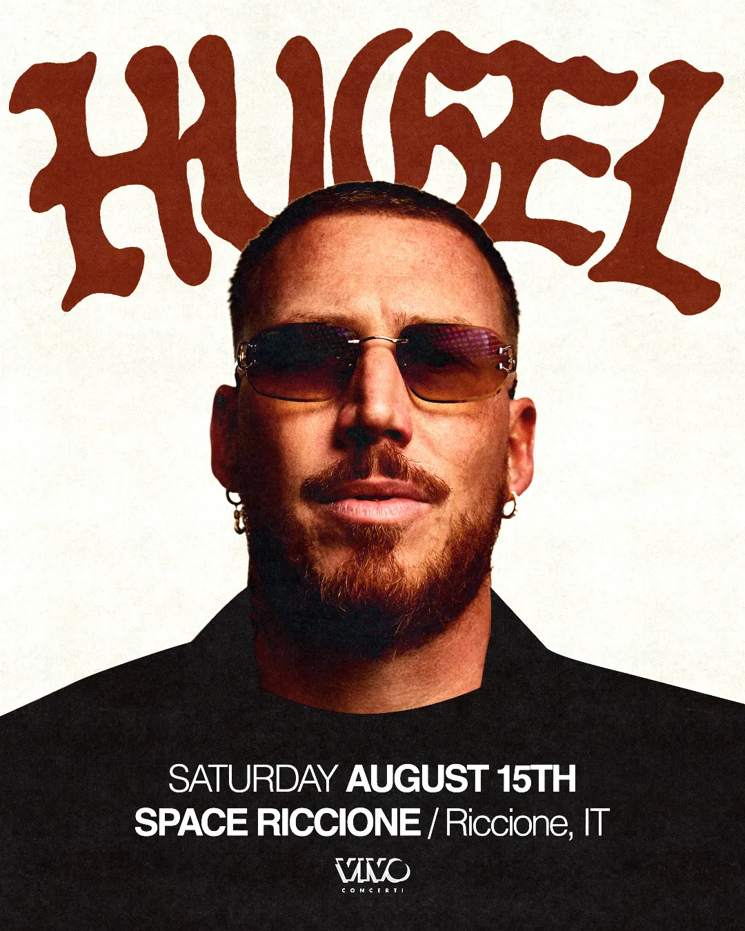 Space Riccione Hugel 15 August 2026 ARENA
