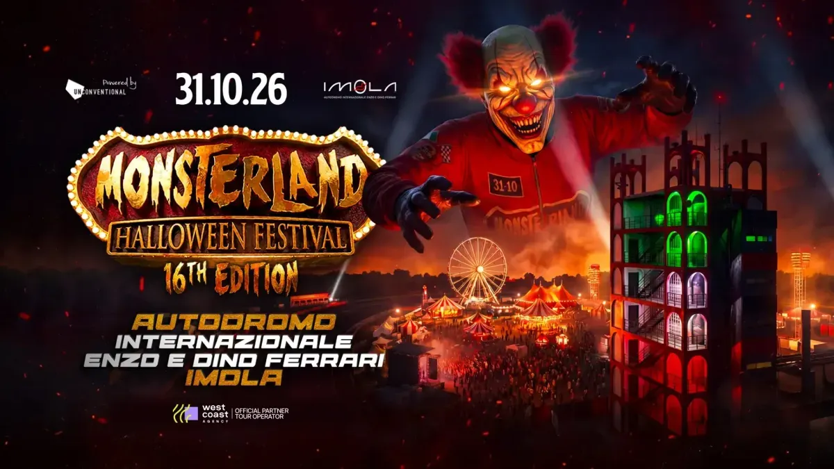 Monsterland Halloween Festival  in Town  30 e 31.10.20 - Pacchetti - Hotel -Biglietti- Navette